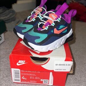Nike Kids Air Max 270 React - Blue, Green, Purple, Orange